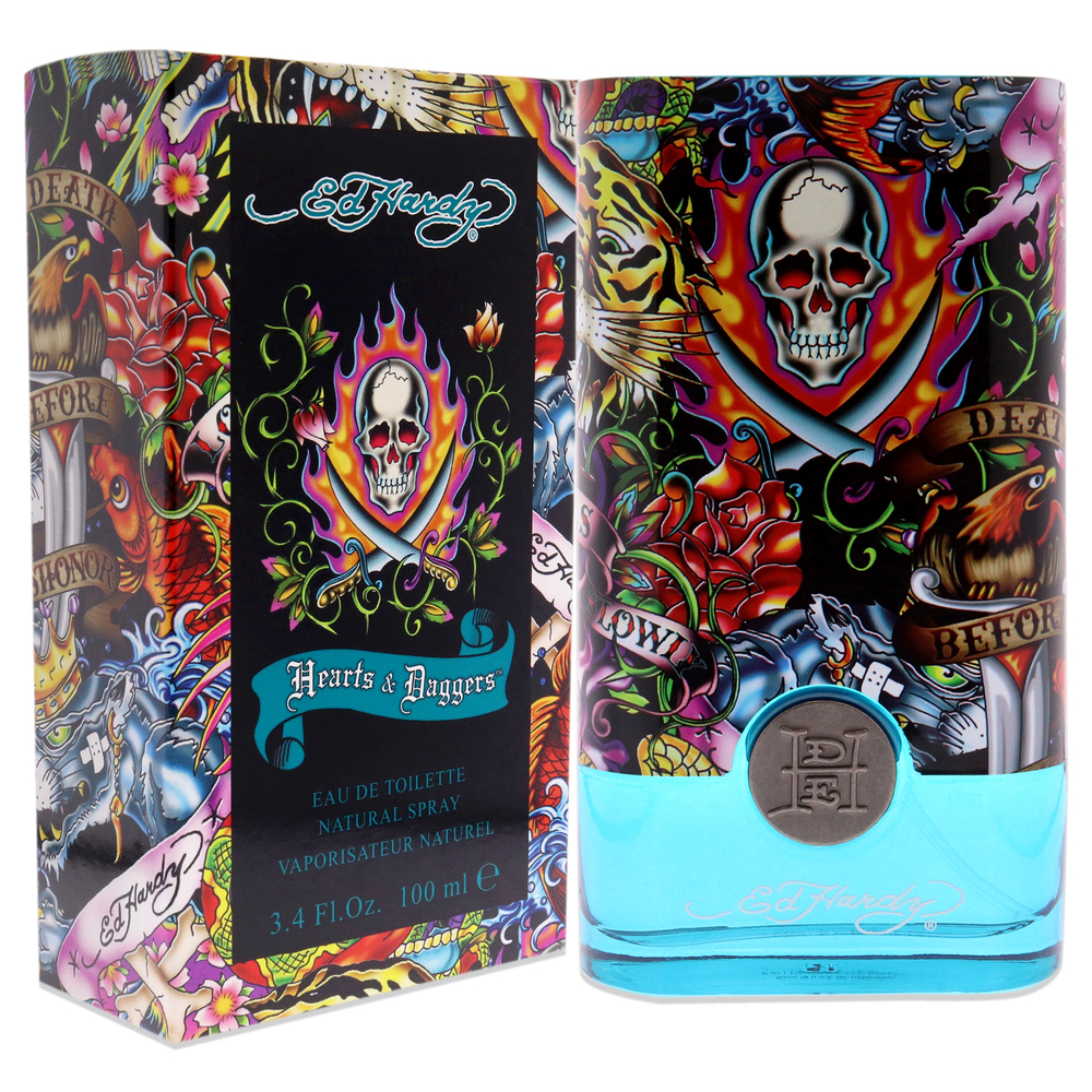 Ed Hardy Hearts and Daggers by Christian Audigier for Men - 3.4 oz EDT Spray - Picture 3 of 6
